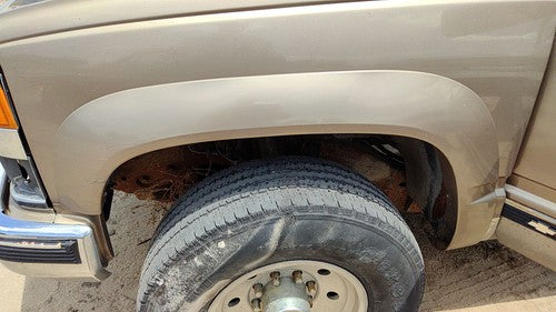 1995-00 Silverado 2500 Driver Left Front Wheel Flare Moulding Fender Gold 55U