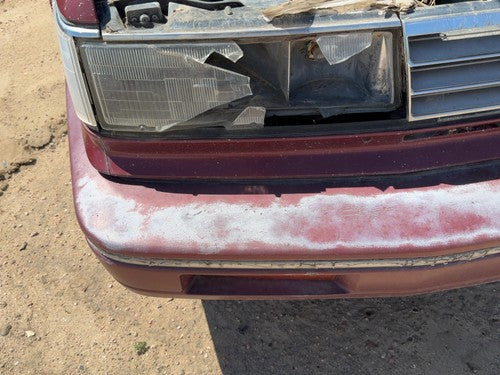 1987-1988 Nissan Maxima Trim Strip Below Front Grille Assembly Oem Gxe Red