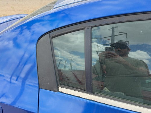 07-12 Sentra Passenger Right Rear Vent Window Back Door Glass With Frame Oem