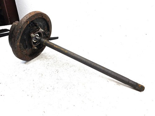 87-95 Pathfinder Driver Left Rear Axle Shaft With Complete Brake Backing Plate