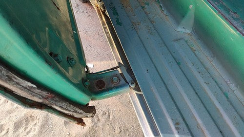 1971 Chevy Van G20 Passenger Right Rear Lower Door Roller Oem Back