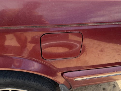 86-88 Maxima Fuel Tank Door With Hinge Gas Lid Oem Filler 4Dr Sedan 4 Door Red