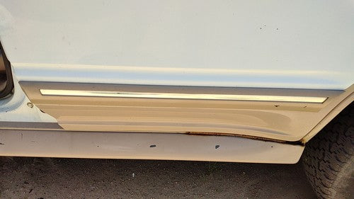1993 Ford Explorer Driver Left Rear Moulding From Door Oem Back Trim Strip White