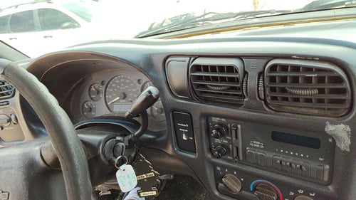 98-02 S10 Pickup Trim Bezel Around Speedometer Oem Dash Surround Panel Gray 12D