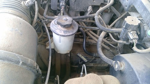 97-01 Ford F150 4.6L Power Steering Fluid Remote Reservoir Tank Bottole 4X2 At