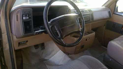 1985-1995 Chevy Astro Driver Left Lower Kick Trim Panel Oem Tan