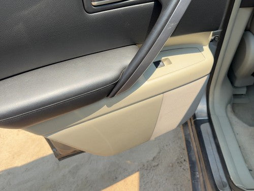03-04 Fx45 Driver Left Rear Door Trim Panel With Switches Back Willow/Black S