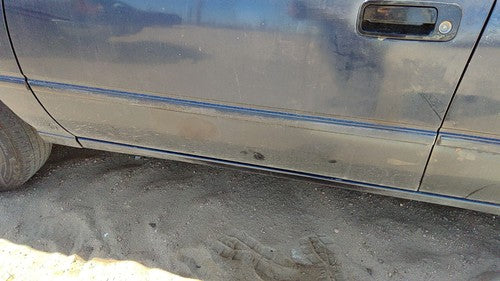 97-01 Toyota Camry Driver Left Front Moulding From Door Oem Trim Strip Blue 8L3