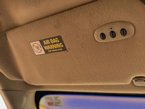 2001 Lincoln LS Driver Left Sun Visor OEM Illuminated Tan 4H 1W4Z5404105AAA