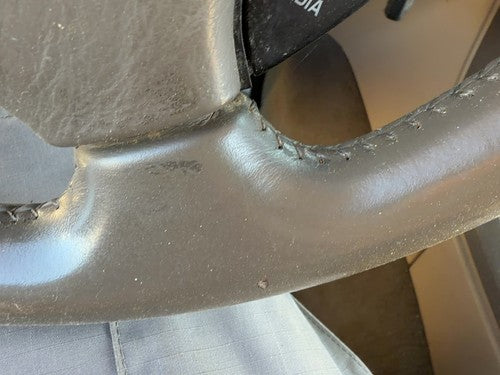 2001 Lincoln LS Steering Wheel OEM Leather Wrap Parchment Tan 4H XW4Z3600AAA
