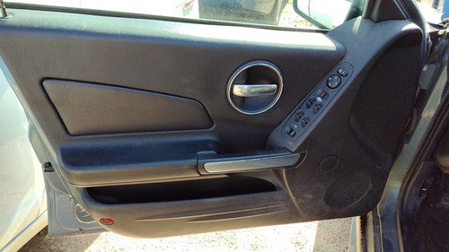 06-08 Grand Prix Driver Left Front Inside Door Trim Panel Master Switch Ebony 19