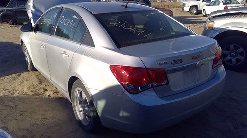 11-16 Cruze Passenger Right Rear Outside Door Handle Back Switchblade Silver Gan
