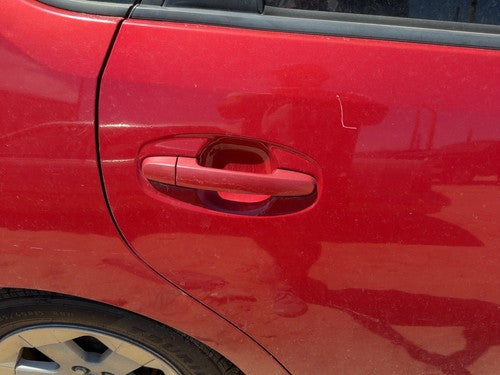 05-09 Prius Passenger Right Rear Outside Door Handle Hatchback Barcelona Red 3R3