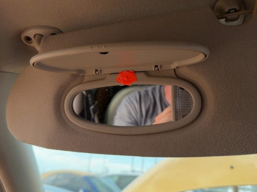 2002 Chrysler Pt Cruiser Driver Left Sun Visor Oem Taupe/Beige Fl 0Tf87Mf1Af