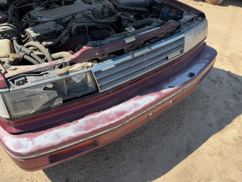 1987-1988 Nissan Maxima Trim Strip Below Front Grille Assembly Oem Gxe Red