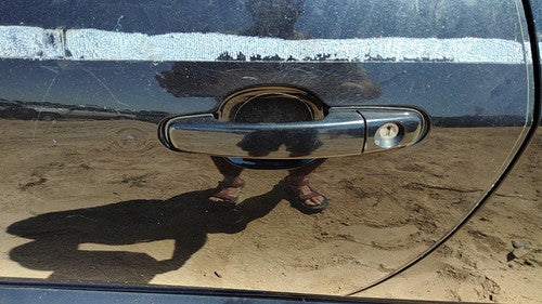2005-2010 Pontiac G6 Gxp Coupe Driver Left Front Outside Door Handle Black 58U