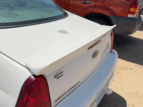 06-07 Monte Carlo Rear Spoiler Wing From 8/29/05 Horizontal Surface White 40U