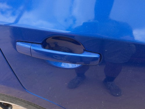 07-12 Nissan Sentra Passenger Right Rear Outside Door Handle Oem Back Blue B17