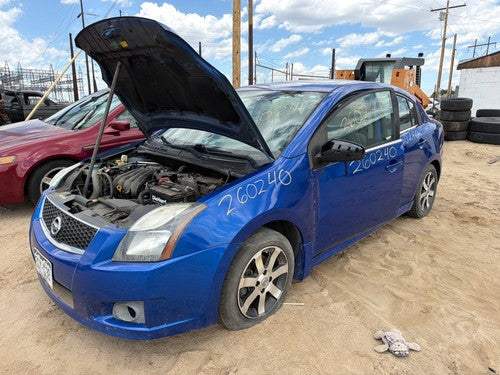 2011-2012 Nissan Sentra Driver Left Rear Door Latch With Rods/Cables Oem Back