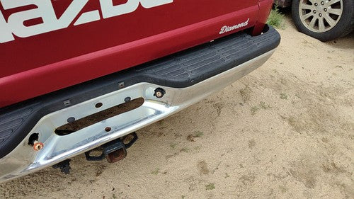 1998-2001 Mazda B2500 Chrome Rear Bumper With Mount Brackets Oem Zzm150221