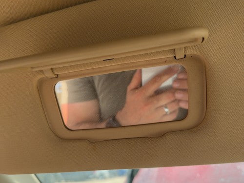 2004-2008 Acura TL Driver Left LH Sun Visor Illuminated Tan OEM 83280SEPA02ZA