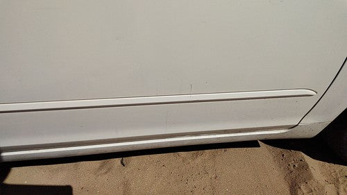 02-06 Altima Passenger Right Front Moulding From Door Oem Trim Strip White Qx3