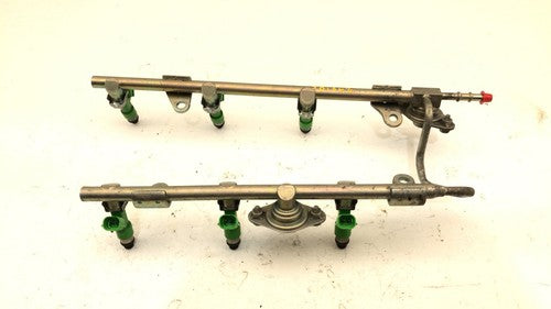 2013-16 Nissan Pathfinder Complete Fuel Rail With Injectors Set Loaded Oem 3.5L