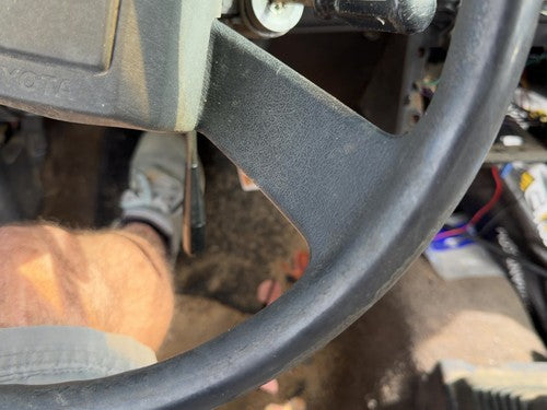 1987-1988 Toyota FX Steering Wheel OEM Gray Deluxe 3 Door Hatchback