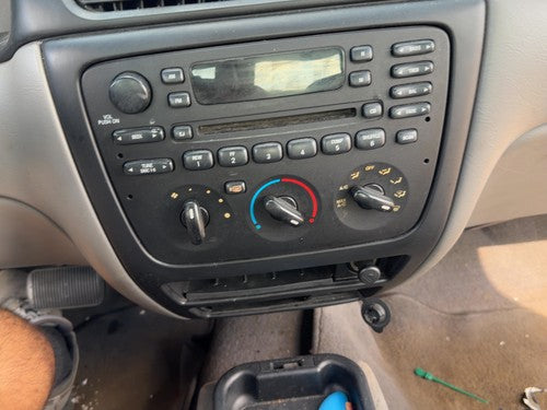 2000-2002 Ford Taurus Trim Bezel Around Radio Surround Dash Panel Oem Gray