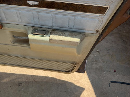 1974 Chevy Impala Passenger Right Rear Door Trim Panel Manual Back