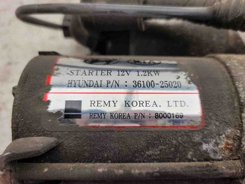 2006-2010 Kia Optima Starter Motor 2.4L 3610025020Rm