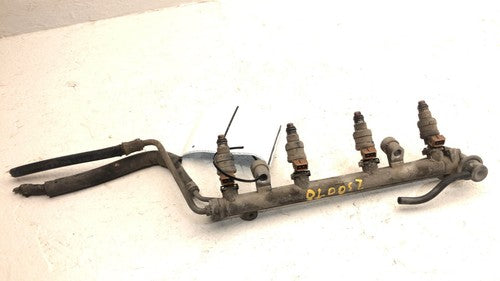 1997-2001 Hyundai Tiburon Complete Fuel Rail With Injectors Set Oem 2.0L