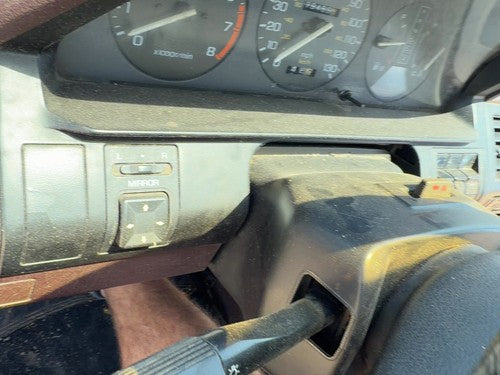 1988-1989 Honda Accord LX 4 Door Column Surround Trim Clam Shell Black OEM