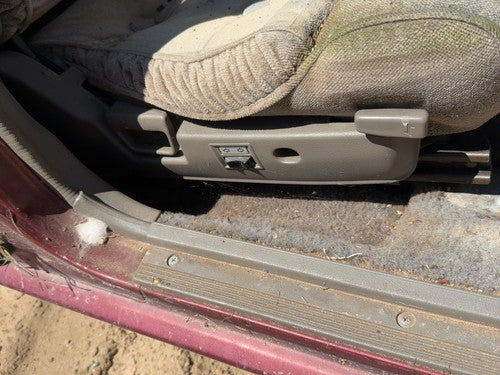 87 Nissan Maxima Passenger Right Side Power Seat Switch With Trim Panel Oem Gray