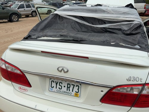 2000-2001 Infiniti I30 Rear Spoiler Back Wing Oem White 960303Y125