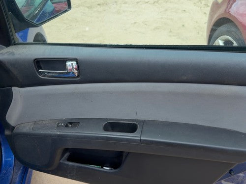 10-12 Sentra Passenger Right Front Door Trim Panel With Switches Charcoal X