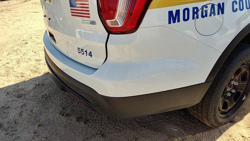 2016 17 Explorer Police Interceptor Rear Bumper Cover Assembly Oem Back White Yz