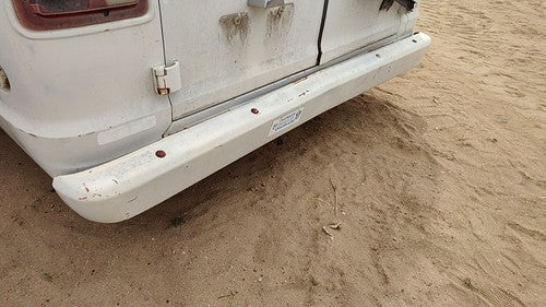 1971-1977 Dodge Van B200 Rear Bumper Assembly Oem Back White 02959531