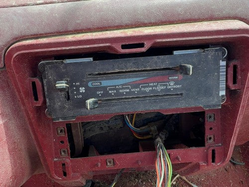 1988-1989 Ford F150 Temperature Control Module In Dash Heater Ac Head Unit Oem
