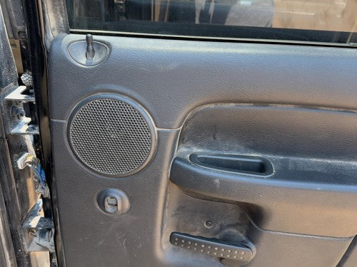 02-05 Ram 1500 Passenger Right Rear Door Trim Panel Switches Back Dark Gray V9Dv