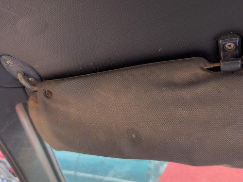 1987-1988 Toyota FX Driver Left Sun Visor OEM Gray