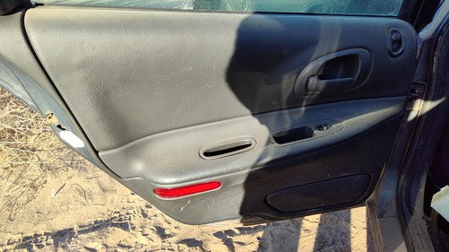 02-03 Dodge Intrepid Driver Left Rear Door Trim Panel With Switches Back Black