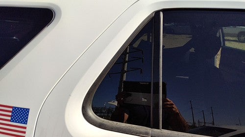 11-19 explorer Police Passenger Right Rear Vent Window Back Door Glass Wth Frame