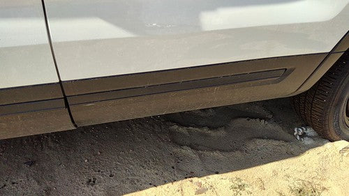 16-19 Police Interceptor Driver Left Rear Moulding From Door Back Trim Strip