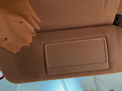 91-94 Ford Explorer 2 Dr Passenger Right Sun Visor OEM Tan with Mirror