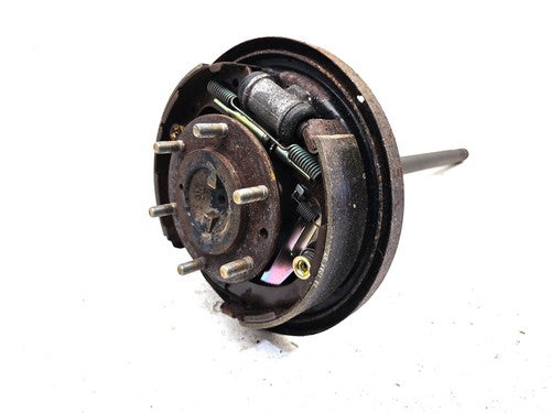 87-95 Pathfinder Driver Left Rear Axle Shaft With Complete Brake Backing Plate