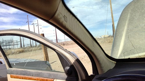 07-09 Grand Vitara Xl-7 Driver Left A Pillar Trim Windshield Post Panel Oem Tan