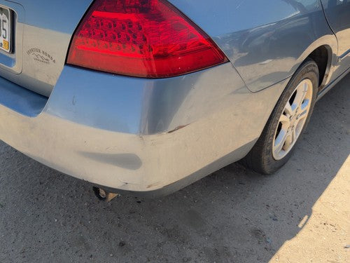 06-07 Accord Rear Bumper Cover Assembly Oem Back 2.4L Sedan Cool Blue B542M