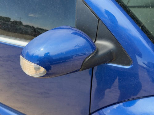 03-09 Beetle Convertible Passenger Right Power Side Mirror Door Mounted Oem Blue