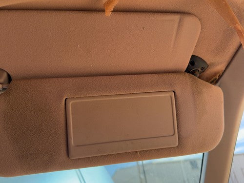 91-94 Ford Explorer 2 Dr Passenger Right Sun Visor OEM Tan with Mirror